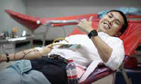 Blood Donation Tribute to His Majesty the King